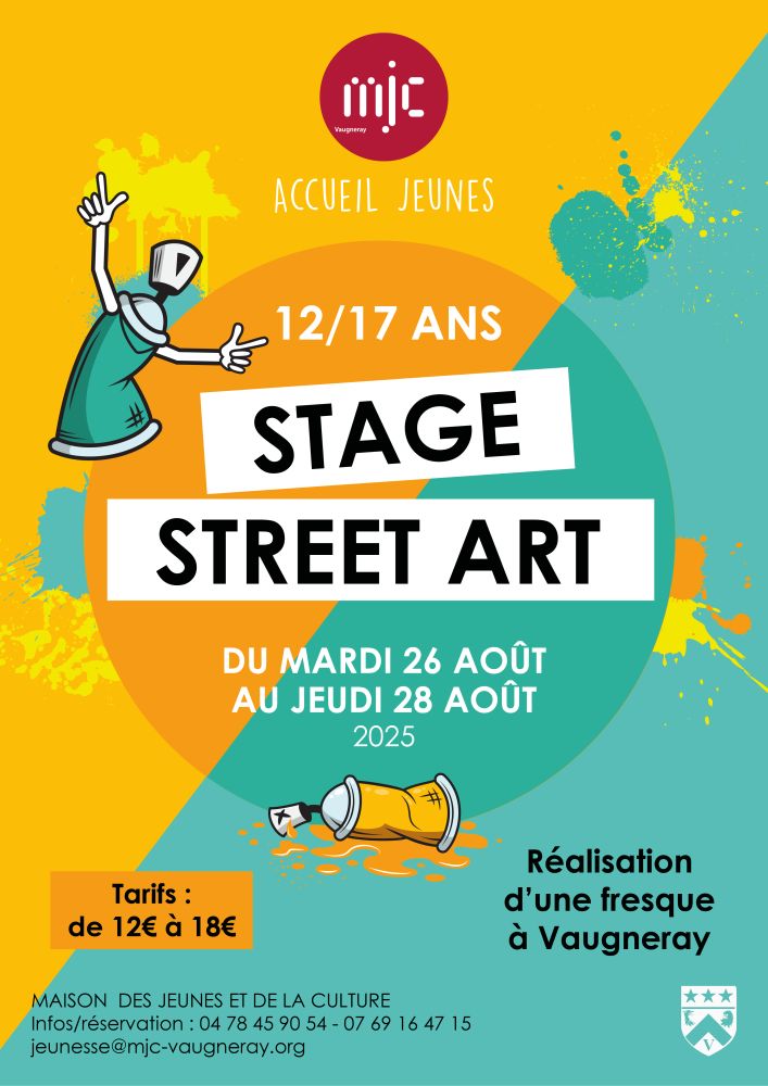 Stage Street art 12/17 ans