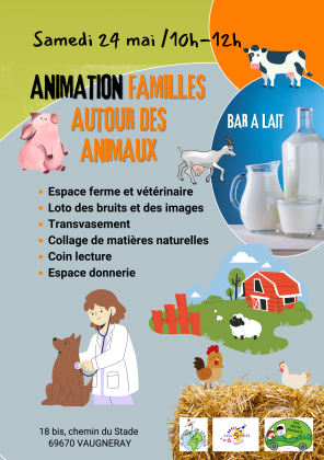 Animation familles autour des animaux