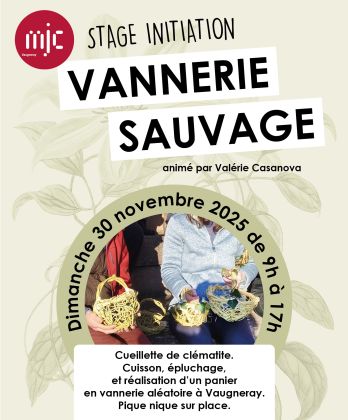 Stage vannerie sauvage