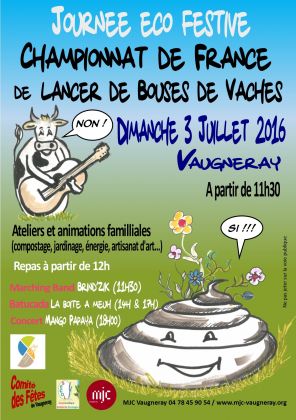 Championnat de France de lancer de bouses de vaches 2016