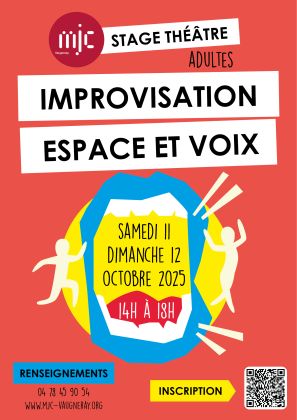 Stage improvisation, espace et voix