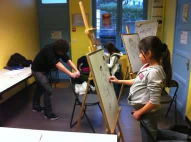 Cours de dessin à la MJC de Vaugneray