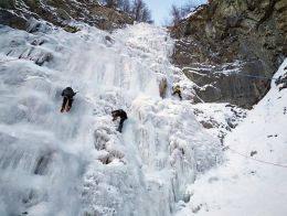 retour sur le week-end cascade de glace